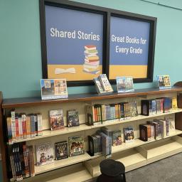 Share the shelf book display