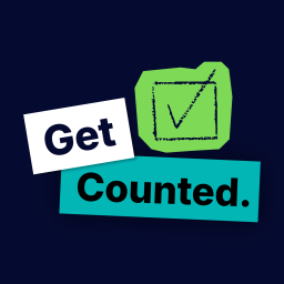 SLATE Census graphic calling for school librarians to get counted in this year's census. 
