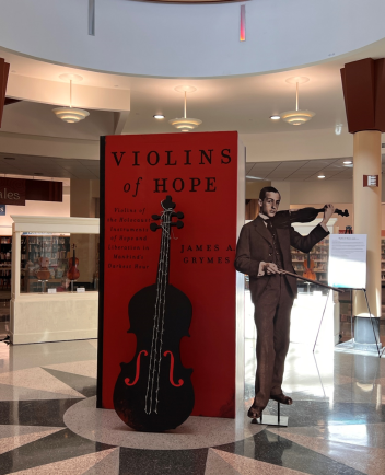 My Library Is... Hosting the Violins of Hope Exhibit