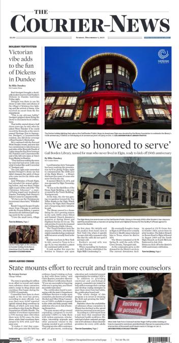 Courier Front Page 