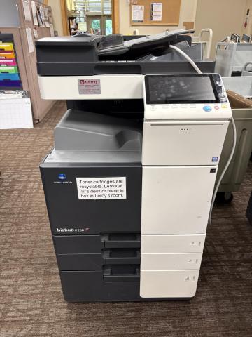 Picture of a copy machine
